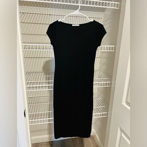 Chic Black Midi Dress